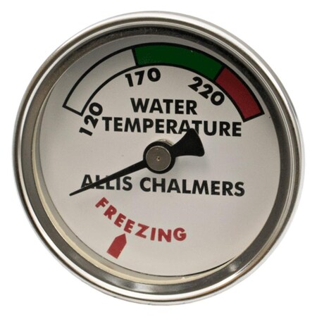 Water Temperature Gauge Fits Allis Chalmers B C WD WD45 New Replacement